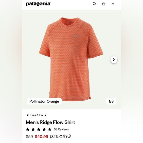 Patagonia Ridge Flow shirt - Picture 6 of 10